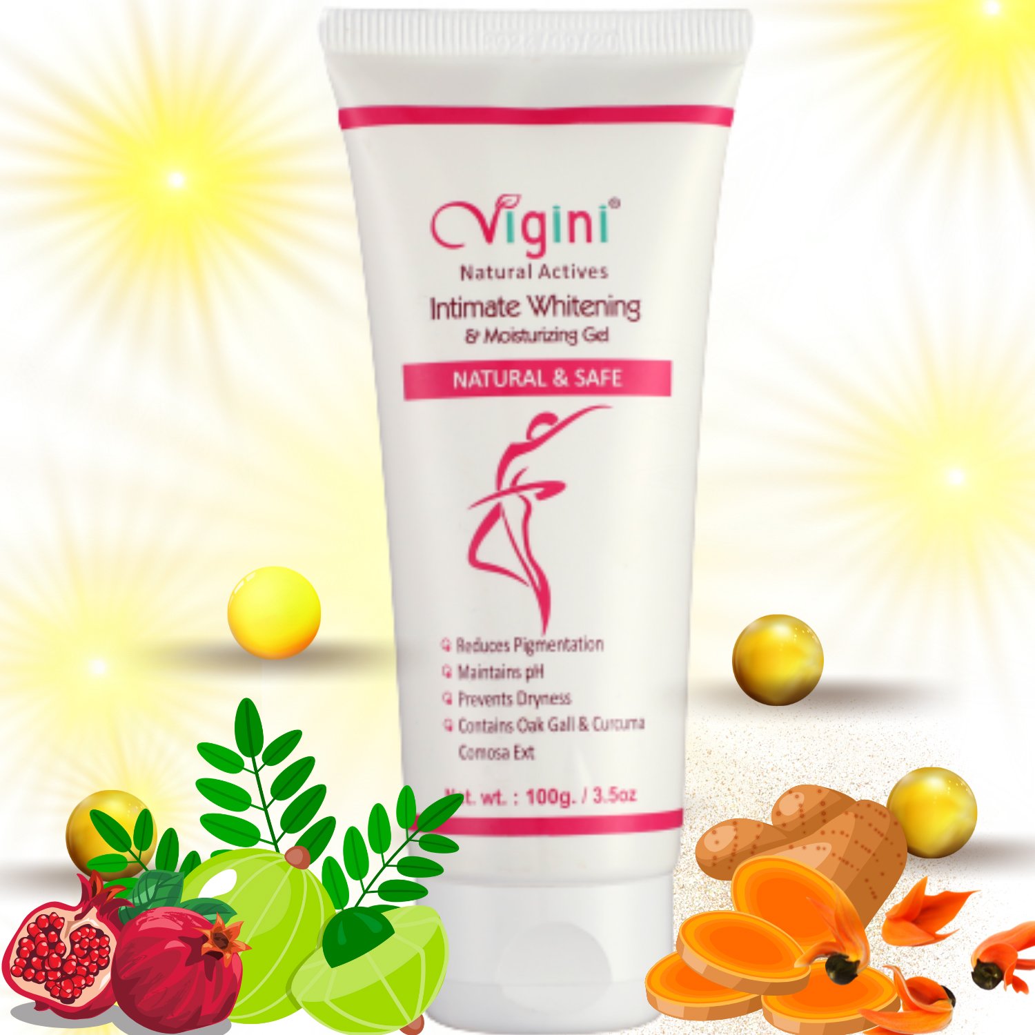 Buy Vigini Natural Vaginal Intimate Lightening Whitening Tightening Moisturizing Vagina Hygiene
